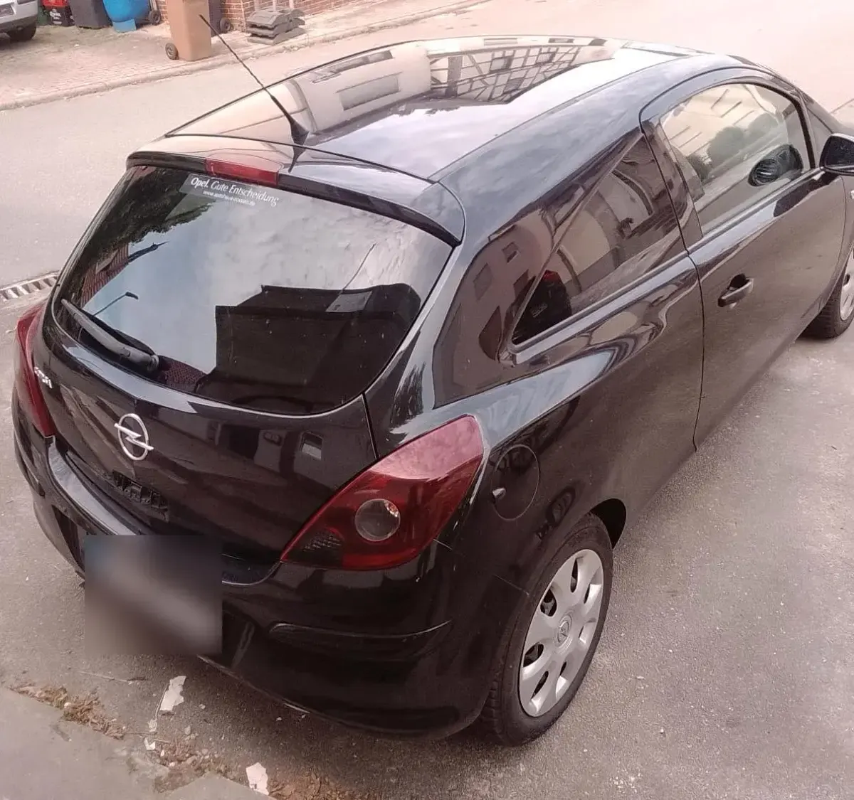Gebraucht Opel Corsa 90 PS (66 kW) 2008 Schwarz Kleinwagen