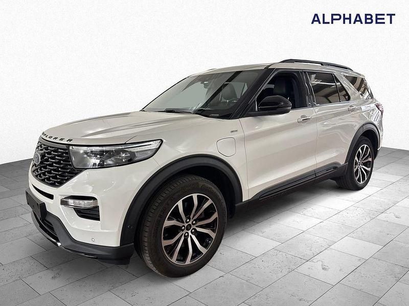 Star weiss Gebraucht 2021 Ford Explorer ST-Line SUV | 35.490 € - Bild 1/4