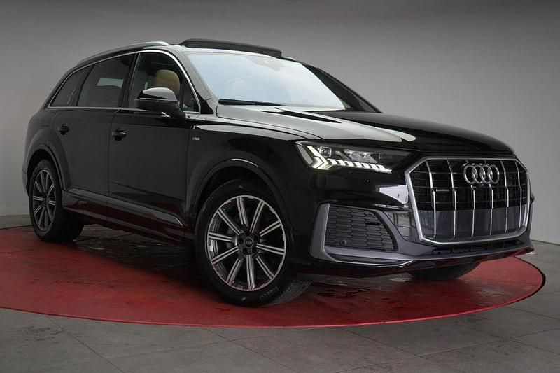 Schwarz Gebraucht 2020 Audi Q7 S-Line SUV | 37.990 € - Bild 1/4