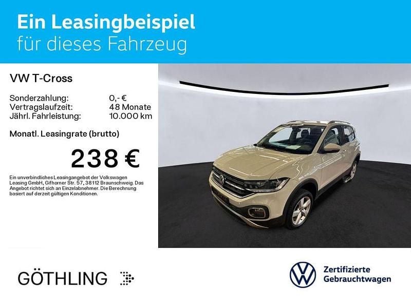 Gebraucht VW T-Cross Style 110 PS (80 kW) 2022 Ascotgrau SUV
