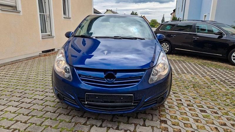 Blau Gebraucht 2008 Opel Corsa Edition Limousine | 600 € (Superpreis) - Bild 1/4