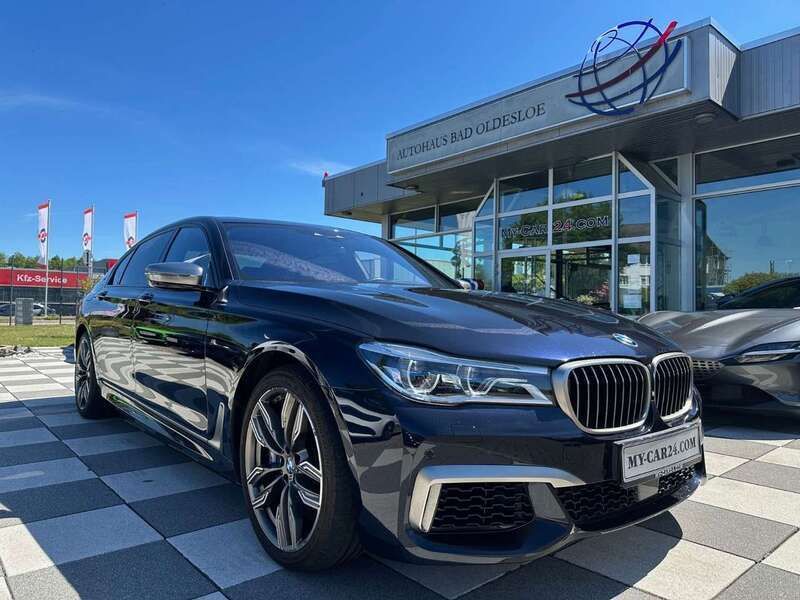 Carbonschwarz metallic Gebraucht 2017 BMW 760L Limousine | 65.888 € - Bild 1/4