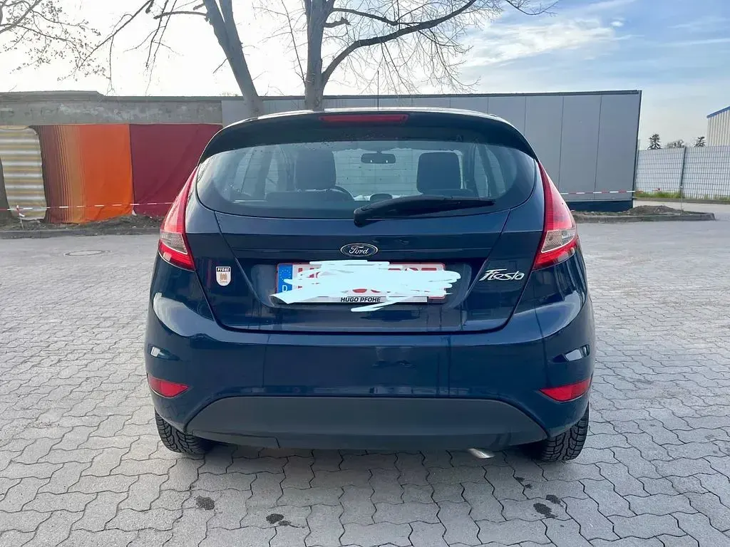 Gebraucht Ford Fiesta Trend 60 PS (44 kW) 2009 Blau Coupé