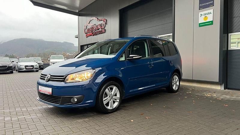 Gebraucht VW Touran Match 105 PS (77 kW) 2012 Blau Van / Kleinbus