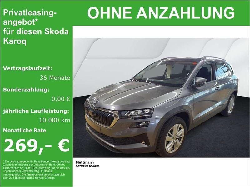 Grau Gebraucht 2024 Skoda Karoq Selection SUV | 29.950 € (Guter Preis) - Bild 1/4