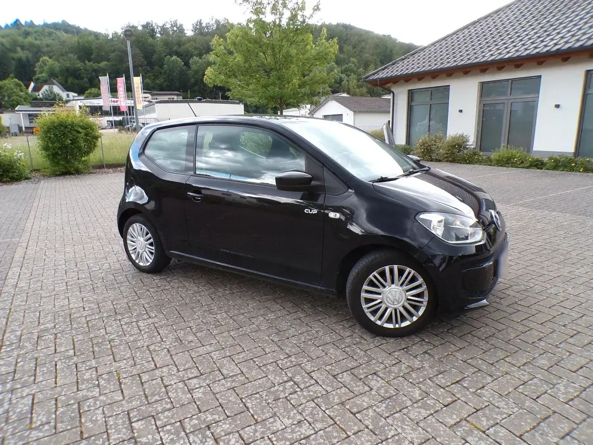 Gebraucht VW up! 60 PS (44 kW) 2014 Schwarz Kleinwagen