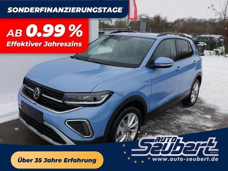 Neu VW T-Cross Life 116 PS (85 kW) 2025 Caribbean blue metallic SUV