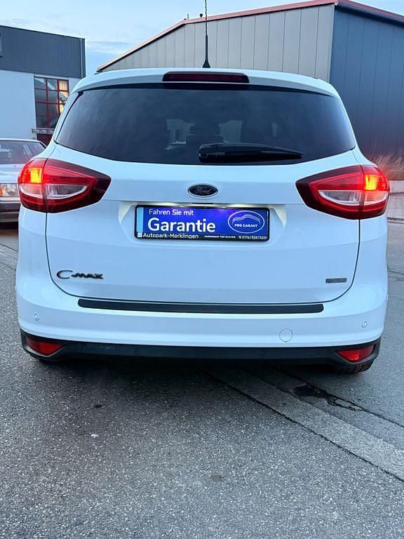 Gebraucht Ford C-MAX Titanium 125 PS (91 kW) 2017 Weiß Van / Kleinbus