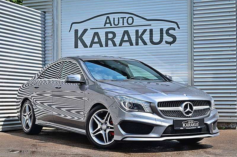 Mountaingrau met. Gebraucht 2016 Mercedes CLA200 AMG line Coupé | 21.395 € (Fairer Preis) - Bild 1/4