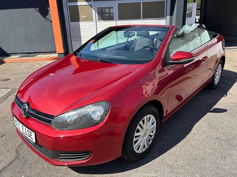Rot Gebraucht 2012 VW Golf Cabriolet Cabrio | 10.600 € (Fairer Preis) - Bild 1/4