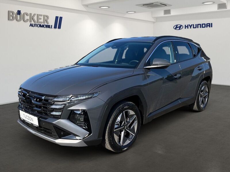 Grey metallic Neu 2025 Hyundai Tucson Trend SUV | 35.880 € (Superpreis) - Bild 1/2
