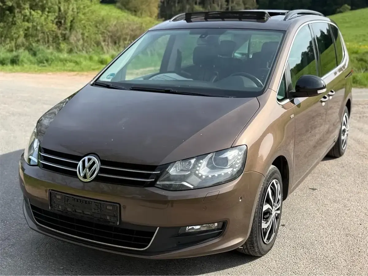Brugt VW Sharan Match 140 HK (102 kW) 2012 Brun MPV