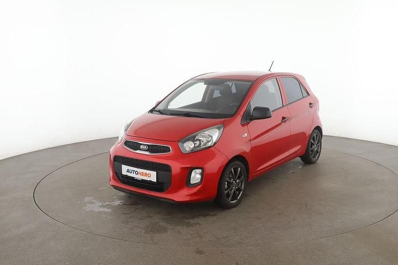 Rot Gebraucht 2015 Kia Picanto Start Kleinwagen | 7.640 € (Fairer Preis) - Bild 1/3