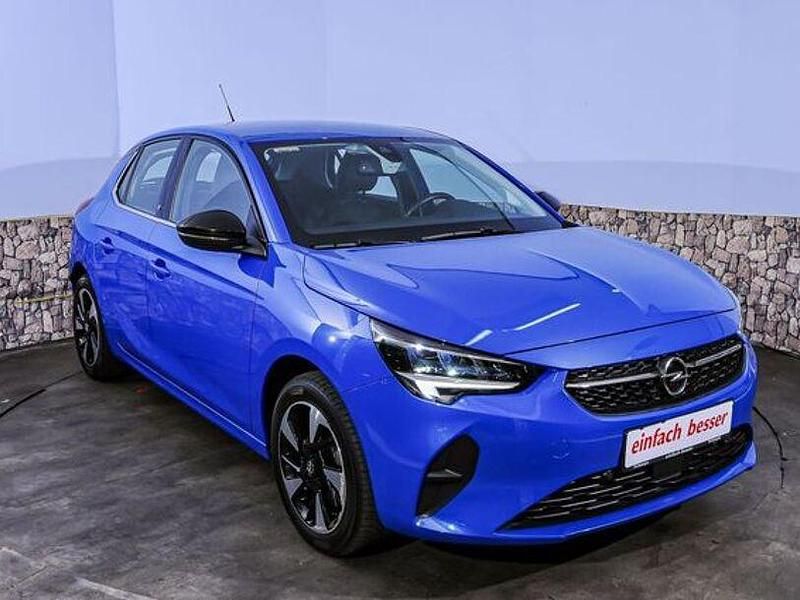 Gebraucht Opel Corsa-e Elegance 100 kW (136 PS) 2021 Lackierung voltaic blue met Kleinwagen