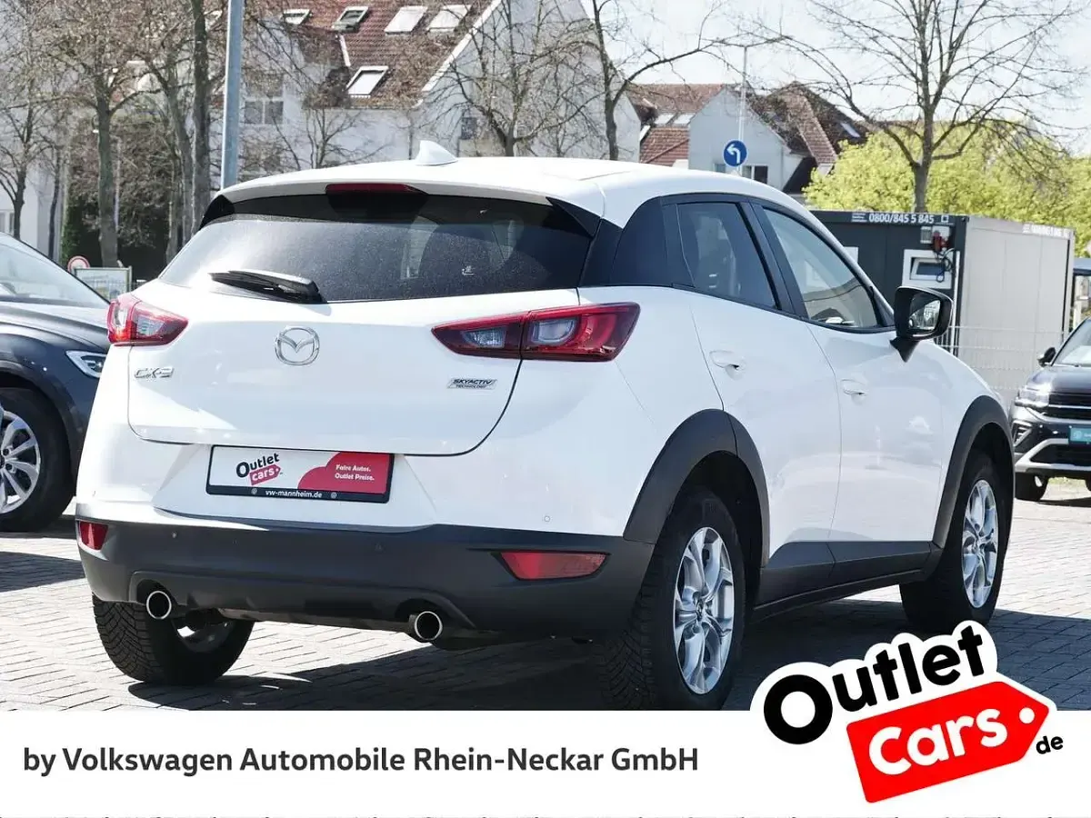 Gebraucht Mazda CX-3 Exclusive-Line 120 PS (88 kW) 2017 Weiß SUV