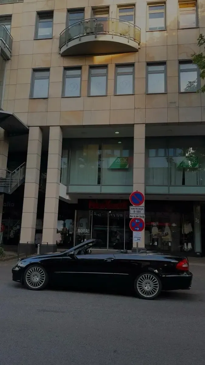 Gebraucht Mercedes CLK320 224 PS (164 kW) 2006 Schwarz Cabrio