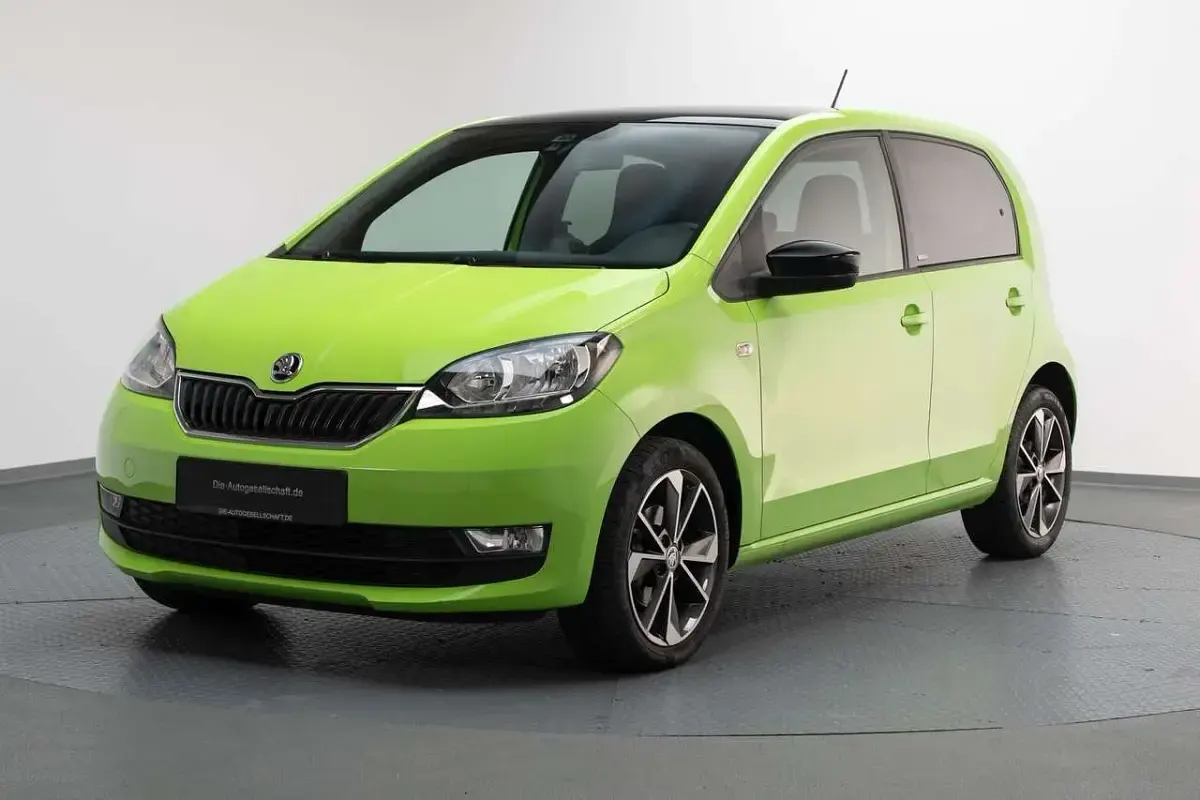 Gebraucht Skoda Citigo Clever 75 PS (55 kW) 2019 Kiwi gr}n Kleinwagen