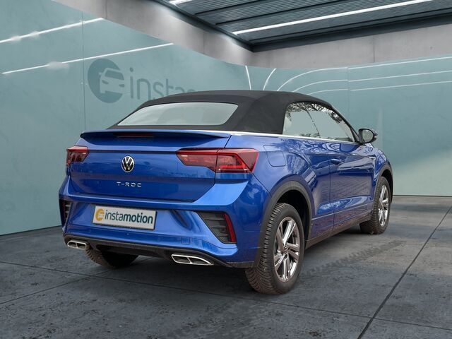 Gebraucht VW T-Roc Cabriolet R-line 150 PS (110 kW) 2024 Blau Cabrio
