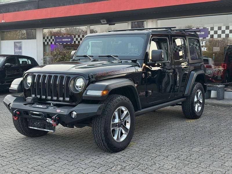 Gebraucht Jeep Wrangler Unlimited Rubicon 200 PS (147 kW) 2019 Schwarz SUV
