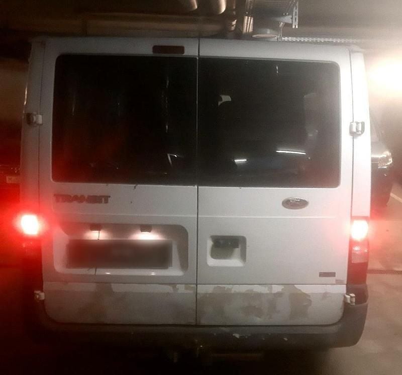 Gebraucht Ford Transit 85 PS (62 kW) 2009 Weiß Van / Kleinbus