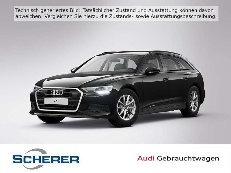 Brillantschwarz Gebraucht 2022 Audi A6 Business Kombi | 34.680 € (Guter Preis) - Bild 1/4