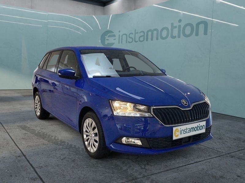 Blau Gebraucht 2020 Skoda Fabia Ambition Kleinwagen | 11.919 € (Fairer Preis) - Bild 1/4