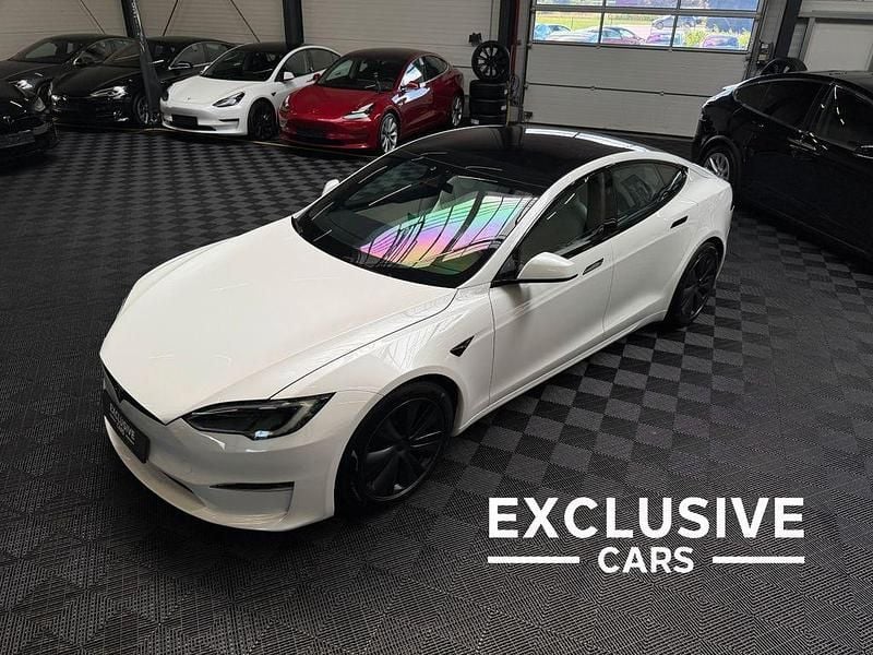 Weiß Gebraucht 2023 Tesla Model S Limousine | 66.750 € (Fairer Preis) - Bild 1/4