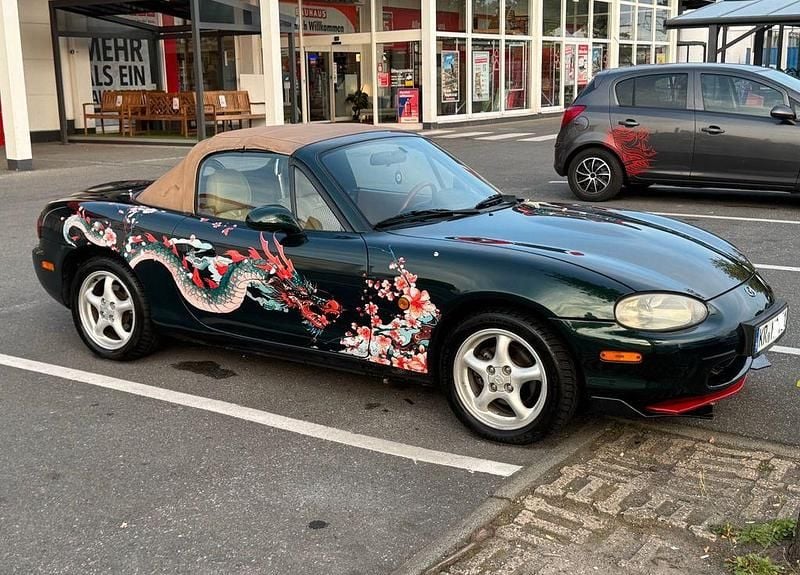 Gebraucht Mazda MX5 110 PS (80 kW) 1999 Grün Cabrio