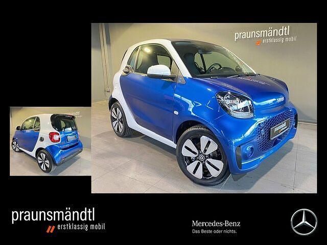 Blau Gebraucht 2021 Smart ForTwo Electric Drive Prime Coupé | 11.750 € (Guter Preis) - Bild 1/2