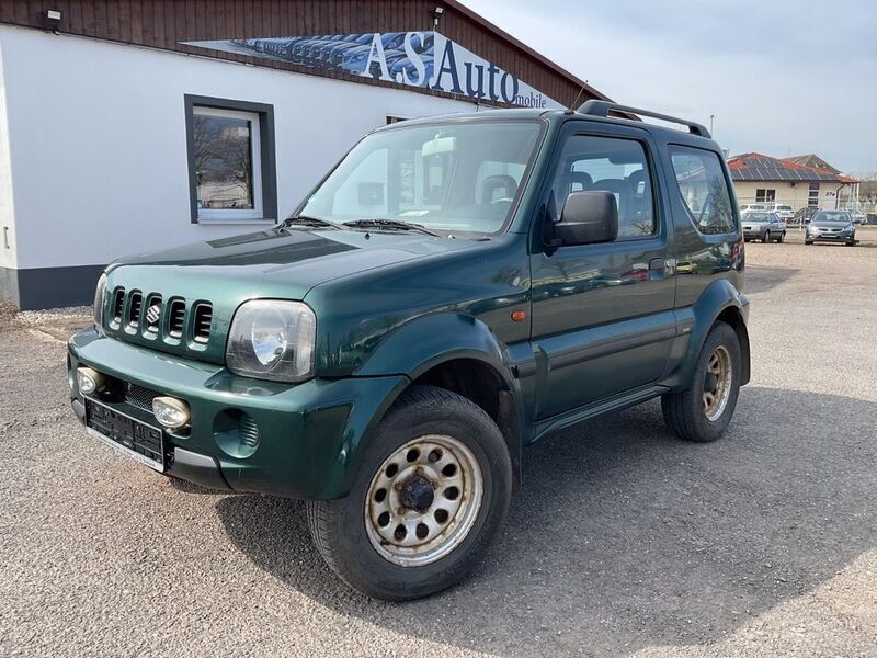 Grün Gebraucht 2002 Suzuki Jimny SUV | 3.799 € (Superpreis) - Bild 1/4