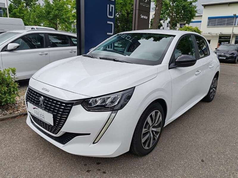 Lack weiss banquise/typ aussen Gebraucht 2023 Peugeot 208 Active Kleinwagen | 19.990 € (Fairer Preis) - Bild 1/4