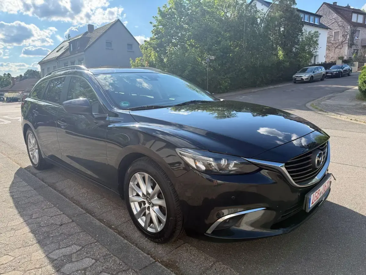 Używany Mazda 6 Exclusive-Line 150 KM (110 kW) 2016 Czarny Kombi