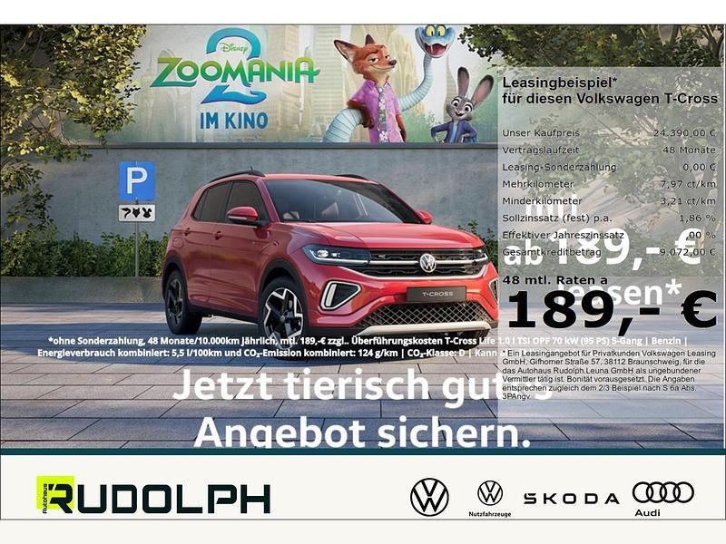Gelb Neu 2025 VW T-Cross Life SUV | 24.390 € (Fairer Preis) - Bild 1/4