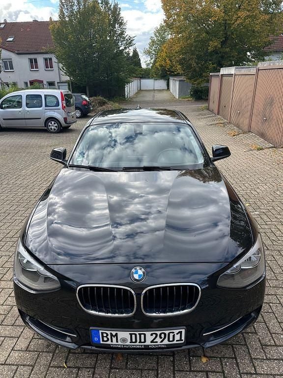 Schwarz Gebraucht 2014 BMW 116 Sport Line Kleinwagen | 5.500 € (Superpreis) - Bild 1/4