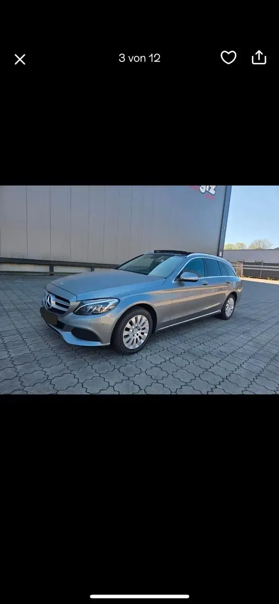 Gebraucht Mercedes C220 170 PS (125 kW) 2014 Grau Kombi