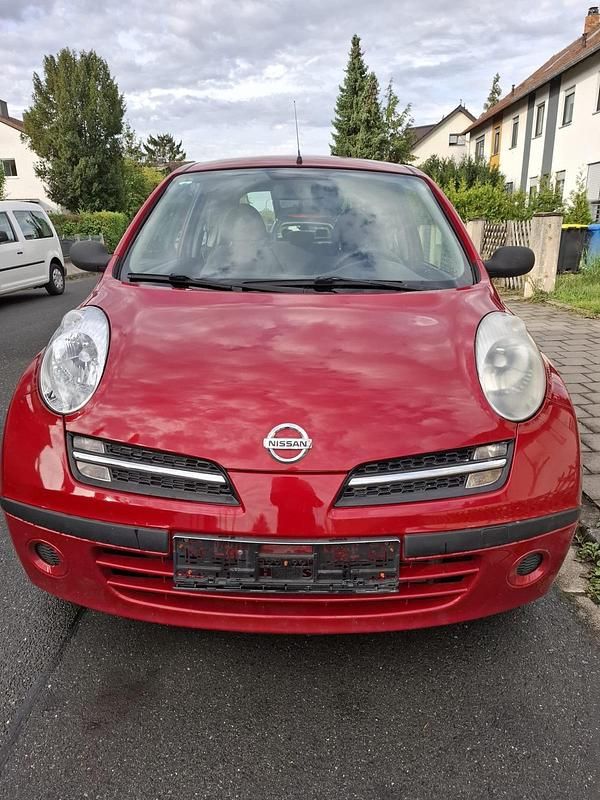 Rot Gebraucht 2005 Nissan Micra Kleinwagen | 500 € (Superpreis) - Bild 1/4