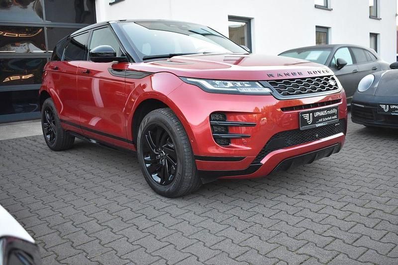 Rot (firenza red) Gebraucht 2021 Land Rover Range Rover evoque R-Dynamic SUV | 33.940 € (Superpreis) - Bild 1/4