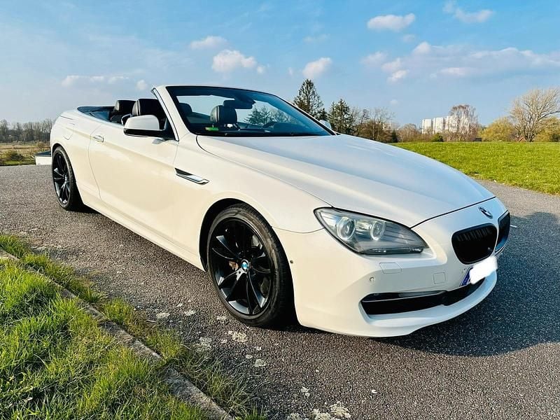 Weiß Gebraucht 2012 BMW 640 Cabriolet Cabrio | 21.900 € (Fairer Preis) - Bild 1/4