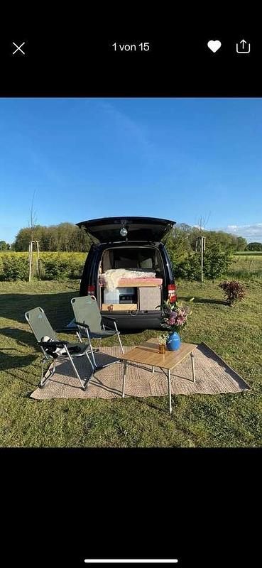 Gebraucht VW Caddy Edition 75 PS (55 kW) 2012 Schwarz Van / Kleinbus