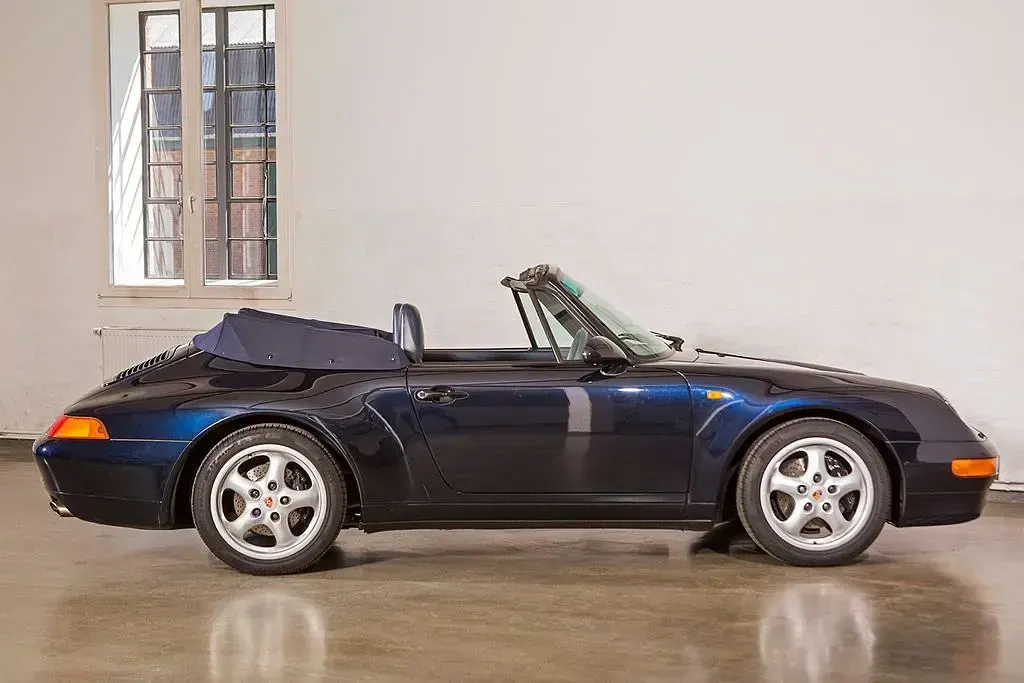 Gebraucht Porsche 993 272 PS (200 kW) 1995 Blau Cabrio
