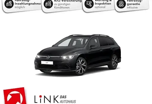 Gebraucht VW Golf VII R-line 150 PS (110 kW) 2021 Deep black perleffekt Kleinwagen