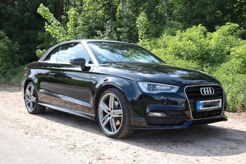 Schwarz Gebraucht 2016 Audi A3 Cabriolet S-Line Cabrio | 19.000 € (Fairer Preis) - Bild 1/4
