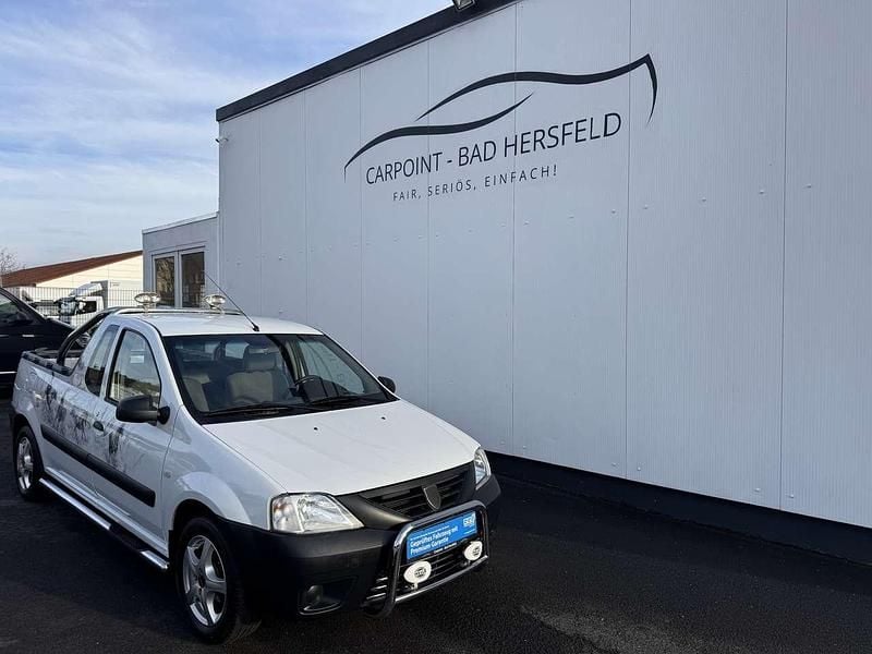 Gletscherweiss Gebraucht 2009 Dacia Pick up Ambiance Abholung | 7.900 € - Bild 1/4