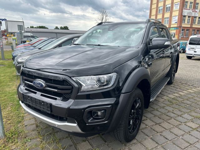Obsidianschwarz metallic Gebraucht 2021 Ford Ranger Wildtrack Abholung | 28.480 € (Fairer Preis) - Bild 1/4