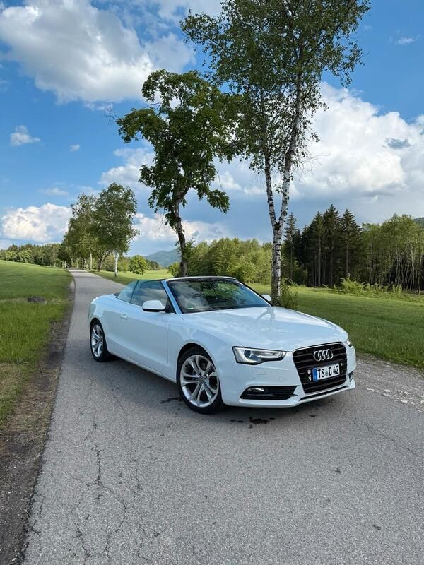 Weiß Gebraucht 2013 Audi A5 Cabriolet Cabrio | 10.500 € (Guter Preis) - Bild 1/4