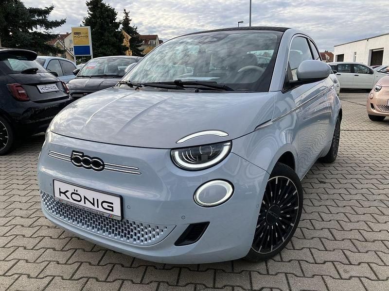 Blau Gebraucht 2021 Fiat 500e La Prima Cabrio | 20.999 € (Fairer Preis) - Bild 1/4