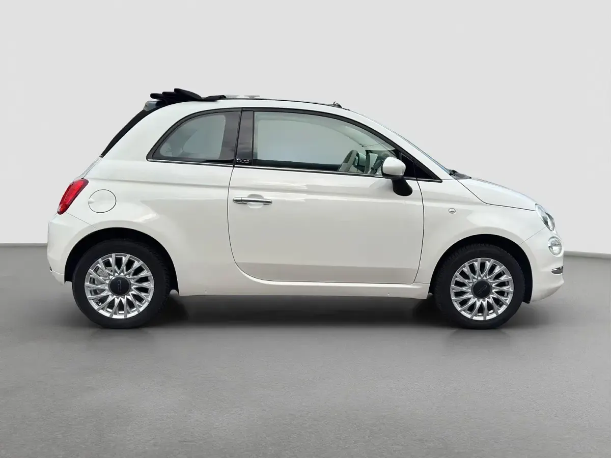 Gebraucht Fiat 500 Lounge 69 PS (50 kW) 2018 Weiß Cabrio
