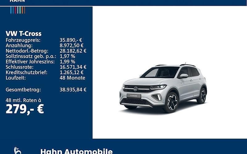 Neu VW T-Cross R-line 116 PS (85 kW) 2026 Silber SUV