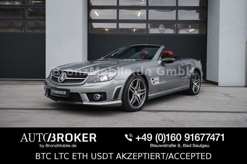 Grau Gebraucht 2009 Mercedes SL63 AMG AMG Cabrio | 98.980 € - Bild 1/4
