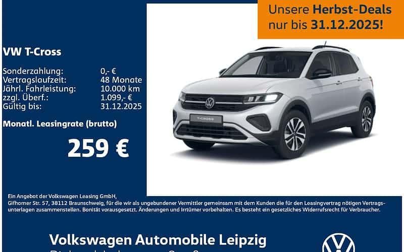 Silber Neu 2025 VW T-Cross SUV | 32.990 € (Teuer) - Bild 1/4